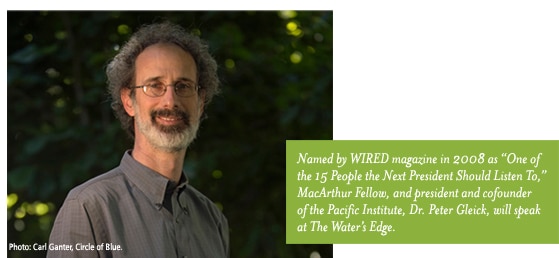 Dr. Peter Gleick to Speak at  The Water’s Edge Gala