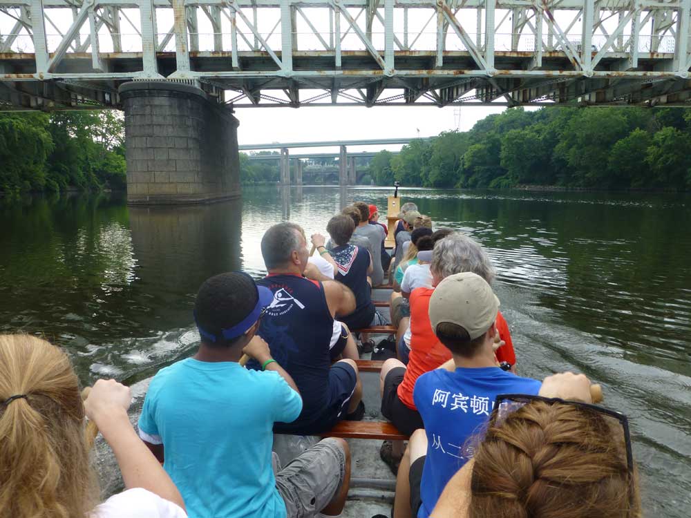 Canoeing on the Schuylkill River