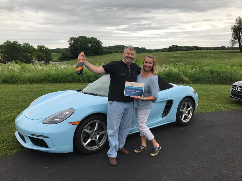 Grand prize winner at the 2018 Road Rally for Fresh Water