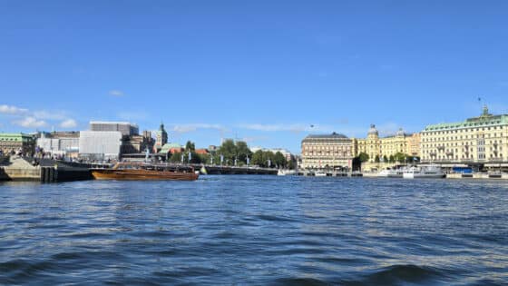 Stockholm Harbor.