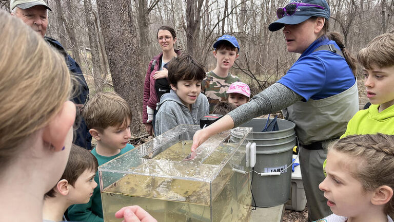 Stroud Fish Science Open House Draws Locals to Stroud Center for World Water Day