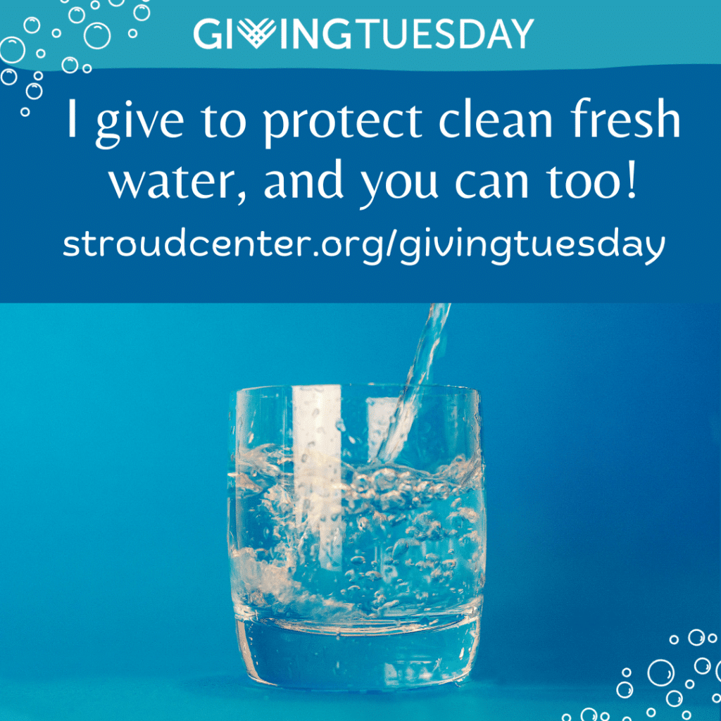 I give to protect clean fresh water, and you can too!