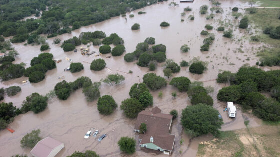 Flooding of the Guadalupe River in Texas, 2025.