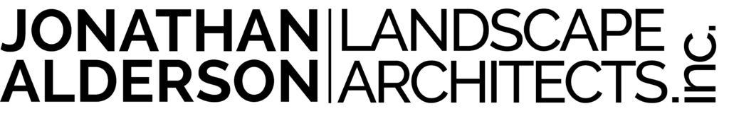 Jonathan Alderson Landscape Architects logo.