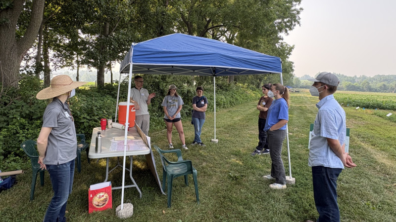 Research team at Rodale Field Day.