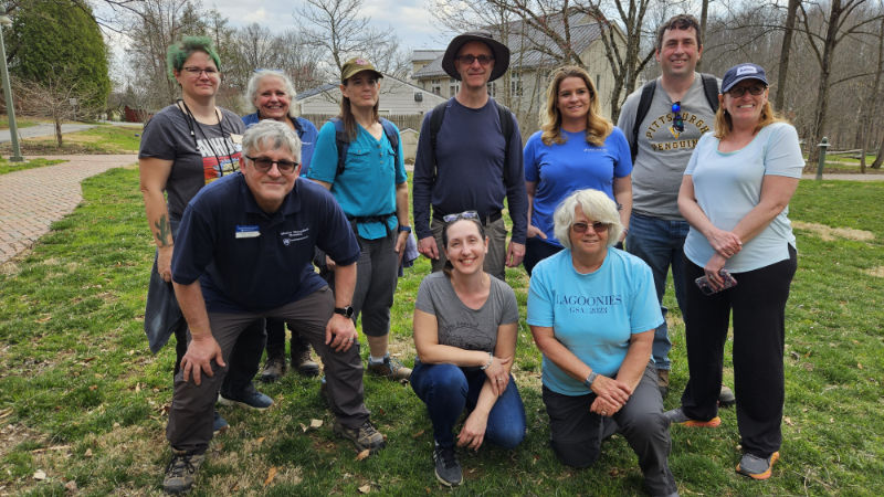 Group photo of 10 Penn State Master Watershed Stewards from York County, Pa.