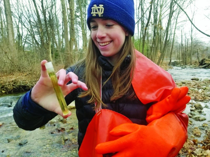 A student harnessed her local waterways as living laboratories to study aquatic insects and water quality.