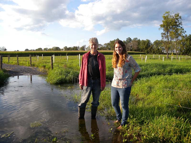 Linford Weber and Deanne Boyer of Willow Run Farm