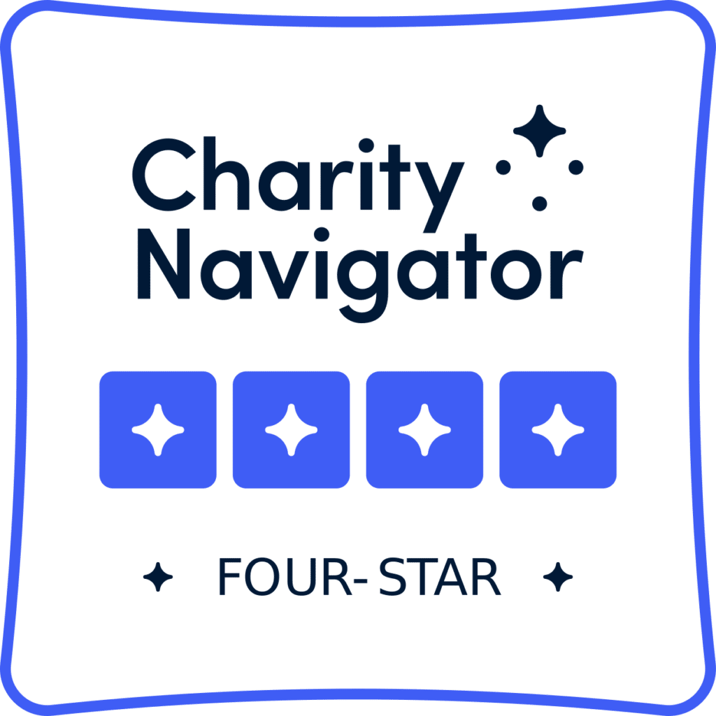 Charity Navigator Four-Star rating badge