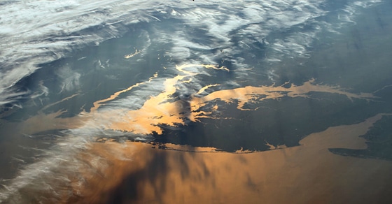 Aerial view of Chesapeake Bay by Stuart Rankin.