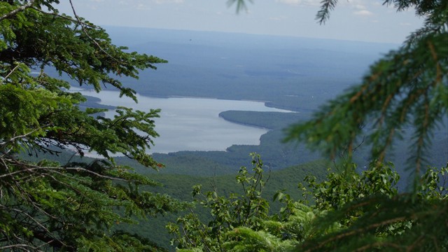 A view from atop the Catskills Mountains.