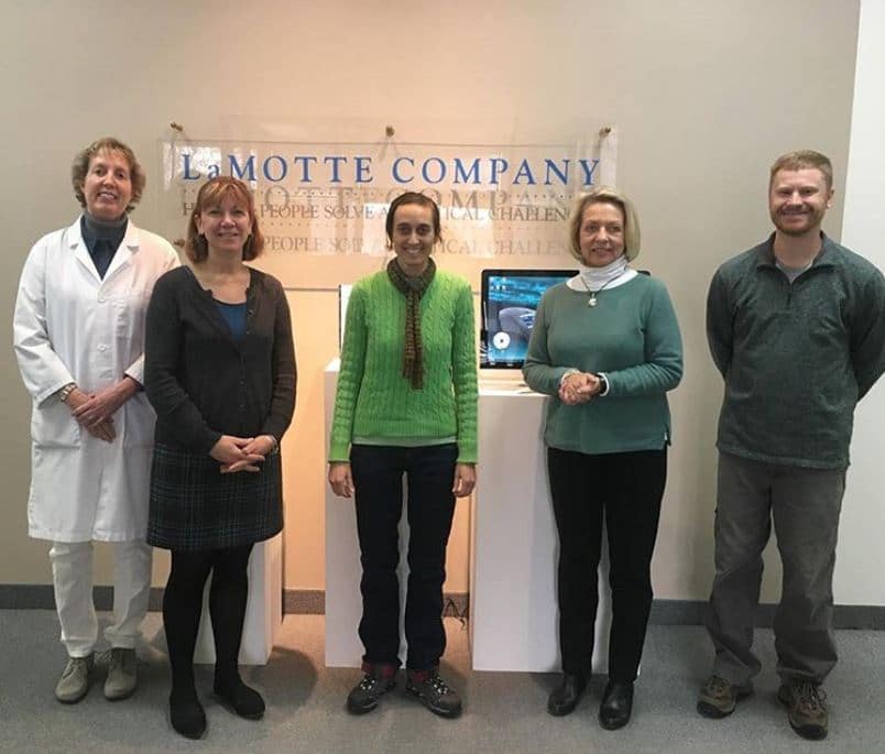Stroud Center educators visiting Lamotte Company.