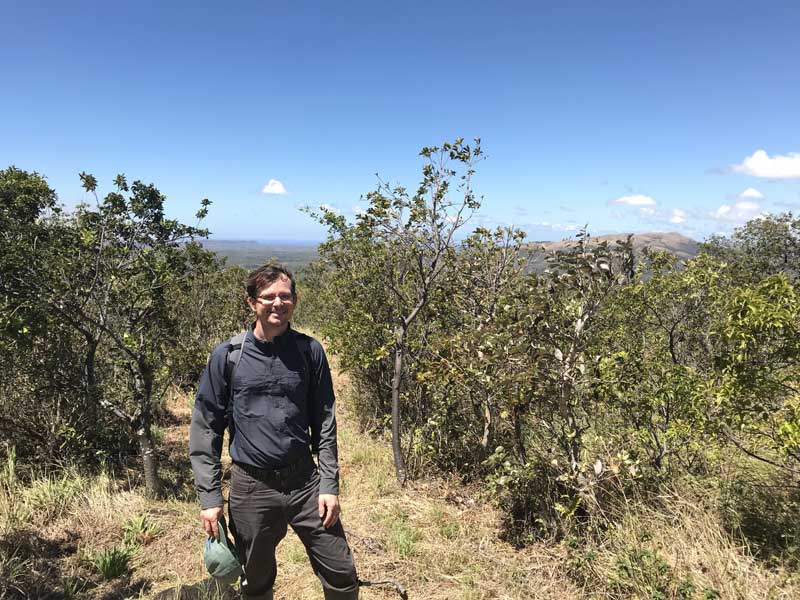 Scott Ensign in the lowland dry forest near Maritza
