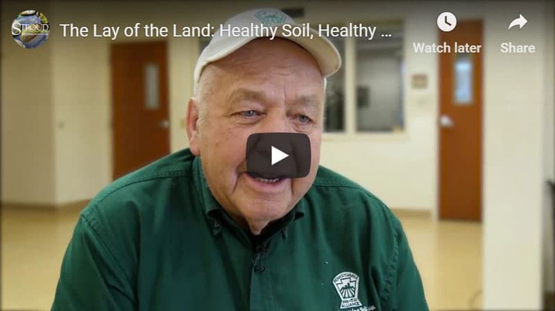 Screen shot of 16-minute soil health video