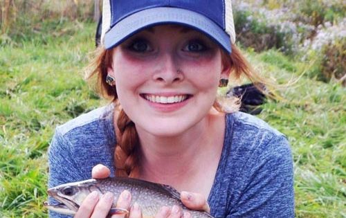 Photo of Mandy Nix holding a fish
