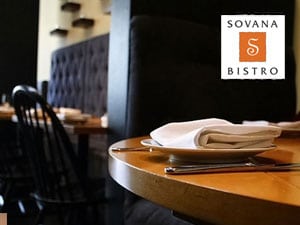 Table at Sovana Bistro