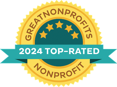 GreatNonprofits TopvRated Nonprofit Badge