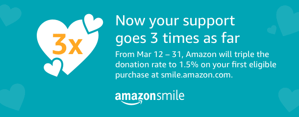 Triple Your Donation with Amazon Smile