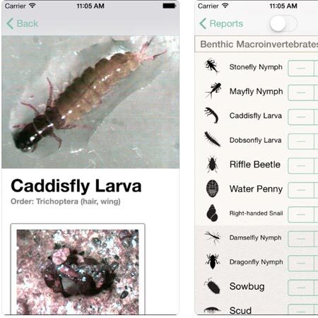 Water Quality App screenshots.
