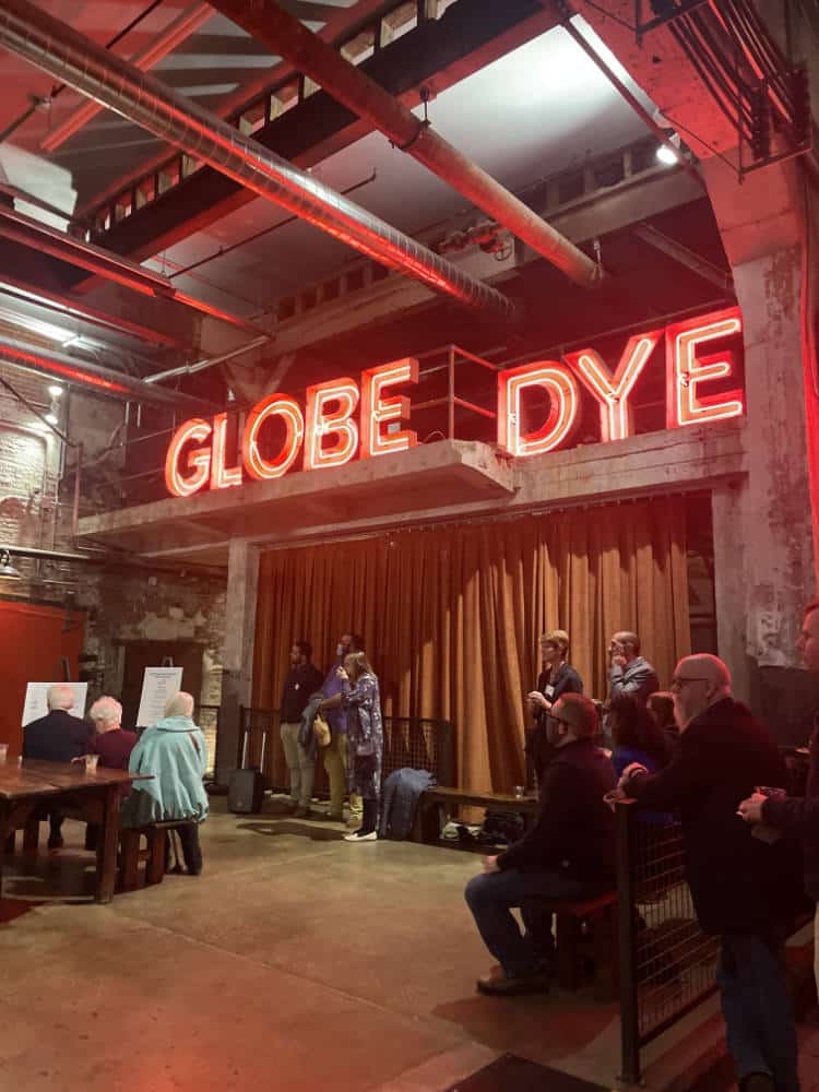 The 2022 TTF Watershed Heroes award ceremony at Globe Dye Works.